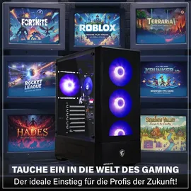 hyper byte Essential Gaming PC AMD Ryzen 3 3200G 4,0 GHz 16 GB RAM 256 GB SSD Win 11 Pro