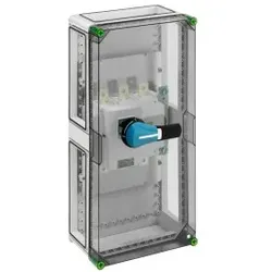 Spelsberg 03244001 Trennschaltergehäuse, Schutzart IP65, Schlagfestigkeit IK08, Schutzklasse II, Bemessungsspannung 690V AC, Bemessungsspannung 500V