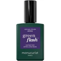 Manucurist Green Flash Gel-Nagellack Mystic Tiefes Violettblau 15 ml