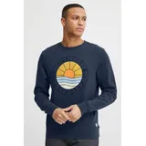 Blend Longpullover BHClios Klassisches Sweatshirt mit Rundhalsausschnitt blau L (52/54)