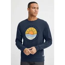 Blend Longpullover BHClios Klassisches Sweatshirt mit Rundhalsausschnitt blau L (52/54)