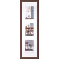 Walther design Bilderrahmen eiche dunkel 3X 10x15 cm Galerie