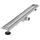 luxebath Duschrinne 80 cm 2in1 befliesbar Edelstahl Silber