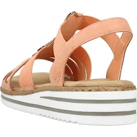 Rieker Sandale Damen Orange 42