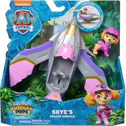 Spin Master PAW Patrol Jungle Pups – Falken-Fahrzeug mit Skye-Figur (Basis Fahrz