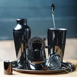 Olympia Cocktail Sieb schwarz