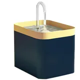 Katzenbrunnen, 1,5L Katzen Trinkspender, Silent Katzentrinkbrunnen, Katzen Trinknapf, Katzen Trinkbrunnen Wasserhahn, Automatischer USB Haustier Trinkbrunnen für Katze, Kleine Hunde, Welpe