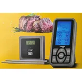 Grillthermometer Funk digital Fleischthermometer 8 Garprogramme 5 Garstufen