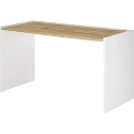 INOSIGN Schreibtisch »CiTY/GiRON«, moderner Computertisch, wohnliches Home Office, Breite 80 oder 143 cm weiß
