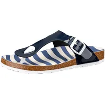 LICO Bioline Trend blau Damen Pantolette 36