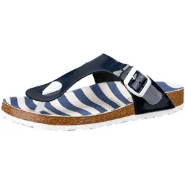 LICO Bioline Trend blau Damen Pantolette 36