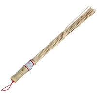 Budstfee Bambus -Massagestab, poliertes Handbuch Bambusmassagemermüdung, entlastende Massagestift mit Lanyard -Handheld für Schulterrücken