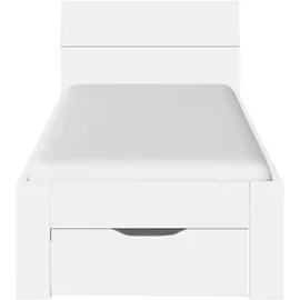 Rauch Stauraumbett FLEXX 90 x 200 cm Holz lackiert weiß