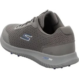 SKECHERS GO Golf MAX Fairway 3 Sneaker, Charcoal Textile/Navy Trim, 45.5 EU
