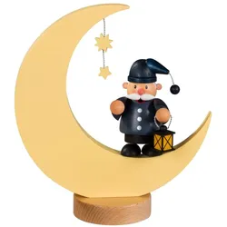 KWO Erzgebirge Räuchermännchen Mann im Mond Höhe 23 cm