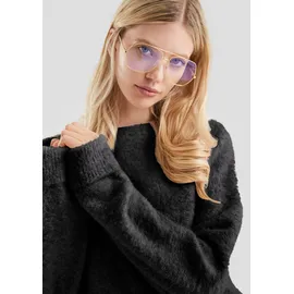 QS Bouclé-Pullover schwarz XS