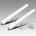 2er Set LED Leiste mit Ein-Ausschalter neutralweiße Lichtfarbe erweiterbar LED Lichtleiste Schrankbeleuchtung Küchenlampe 87 3x2 2x3 cm Weiß
