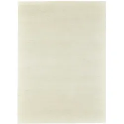 Wollteppich LEONIQUE "Punam" Gr. 4, beige (natur), B:170cm H:28mm L:240cm, Wolle, Teppiche, echter Berber aus Marokko, einfarbig, reine Wolle, handgeknüpft