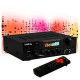 WJG Industrievertretung Stereo Receiver FM Radio Tuner Verstärker Bluetooth USB SD MP3 Fernbedienung AMP5000BT