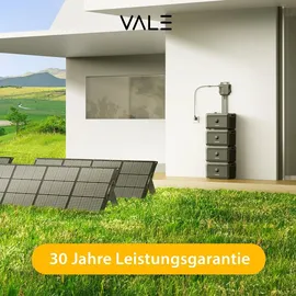 Vale Balkonkraftwerk Bifazial 1800 W inkl. Growatt Neo 800M-X Wechselrichter + Growatt Noah 2,048 Wh
