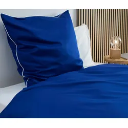 Tchibo - Satin-Bettwäsche - blau