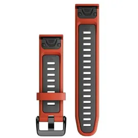 Garmin Quickfit® 20 mm Flammenrot/Graphit