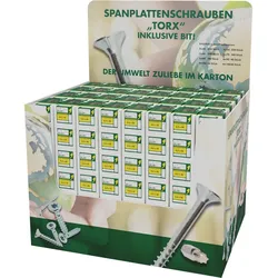 Spanplattenschrauben Aufsteller