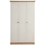 JVmoebel Kleiderschrank 3-türig 53 x 216 x 129 cm Beige