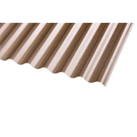 guttagliss Acryl Wellplatte 104,5 x 500 cm bronze