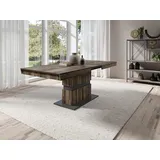 byLIVING Esstisch ''Matthew'', Anthrazit/Alteiche