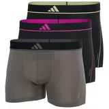 Adidas Herren Trunk (3PK) -Active Micro Flex Eco Boxershorts, 904 Assorted, XXL (3er Pack)
