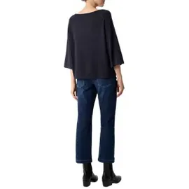 Comma, Strickpullover Blau M