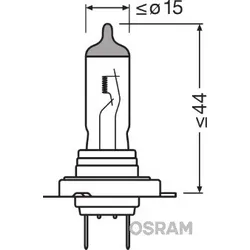 OSRAM Glühlampe, Fernscheinwerfer Hauptscheinwerfer Nebelscheinwerfer Abbiegescheinwerfer Tagfahrleuchte Fernscheinwerfer,Glühlampe, Hauptscheinwerfer