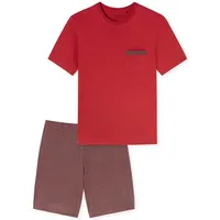 SCHIESSER Shorty Comfort Nightwear in chilli rot | Gr.: 56