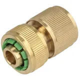 tecuro Schlauchverbinder 1/2 Zoll (13 mm) ohne Stopp