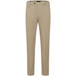 Chinohose BUGATTI, Herren, Gr. 34, Länge 34, 50, beige, 86% Baumwolle, 11% Polyester, 3% Elasthan, unifarben, casual, normal, Hosen, mit Stretchfunktion