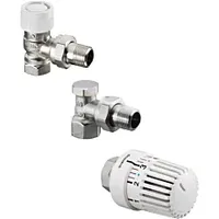 OVENTROP Uni LH Thermostatventil-Set 1683703 DN 10, Eckform, mit