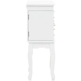 vidaXL Schmuckschrank Weiß