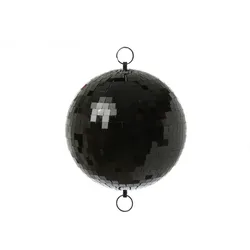 Spiegelkugel 20cm schwarz Discokugel für Werbe-Dekozwecke Schaufenster