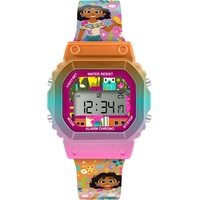Disney Mädchen Digital Quarz Armbanduhr mit Silikonarmband ENC4028ARG, mehrfarbig