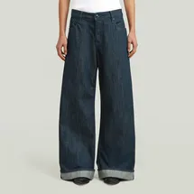 G-Star Roxx Wide Jeans - Dunkelblau - Damen - 26-34