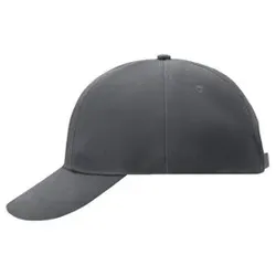 Gedrehte 6 Panel Cap MB609, dunkelgrau, Einheitsgröße - dunkelgrau