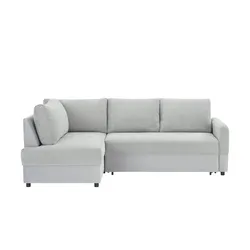 Ecksofa   Sasari , grau , Maße (cm): B: 228 H: 72 T: 161