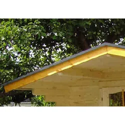 Giebel/Ortgang-Abdeckung für Satteldach-Gartenhäuser anthrazit (1 Stück)