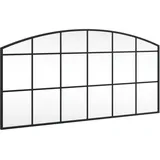 vidaXL Wandspiegel 100 x 50 cm Schwarz