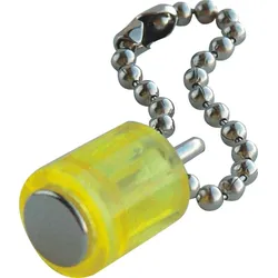 Laurel Magnet Zylinder mit Kette 14x9mm bis 1900g VE=10x3 Stück kristallgelb