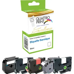 Quattro-Print Etikett KRED11354 wie Dymo S0722540 ws 1.000 St./Pa
