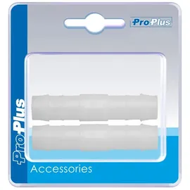 PRO PLUS Schlauchverbinder gerade 12 mm schwarz 2 Stück