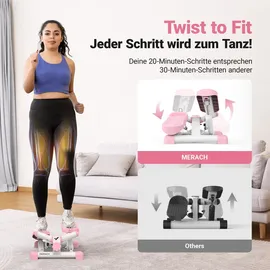Merach Mini Stepper 2-in-1 Rosa