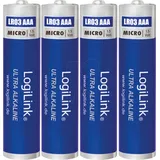 Logilink LR03B4 - Alkaline Batterie, AAA (Micro), 4er-Pack